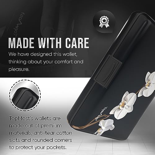 Image of TopMost Aluminum Wallet, Card Case Wallet, Metal RFID Credit Card Holder for Men & Women, 6 Cotton Slots for 10-12 Cards And Bills, Rfd Protective, Orchid, Small, Card and Bills Holder