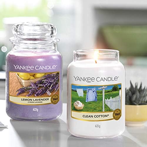 Yankee Candle Scented Candle | Clean Cotton Large Jar Candle | Long Burning Candles: up to 150 Hours | Perfect Gifts for Women