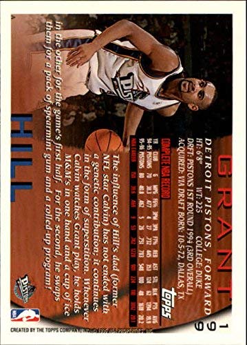 Amazon.com: 1996-97 Topps #199 Grant Hill NBA Basketball Trading