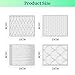 Cake Decoration Stencils, 4 Pcs Cake Embossing Stencil Wheat Spike Lace Border Mould Buttercream Flowers Cake Templates for Cookies Fondant Dessert Cake Deocration DIY Tool