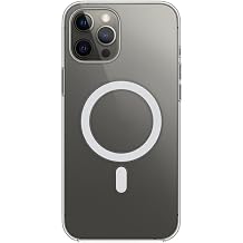 iPhone 12 Pro ile Uyumlu IC  ipli Animasyonlu M-Safe Sararmaz PC Premium Slim  effaf K l f