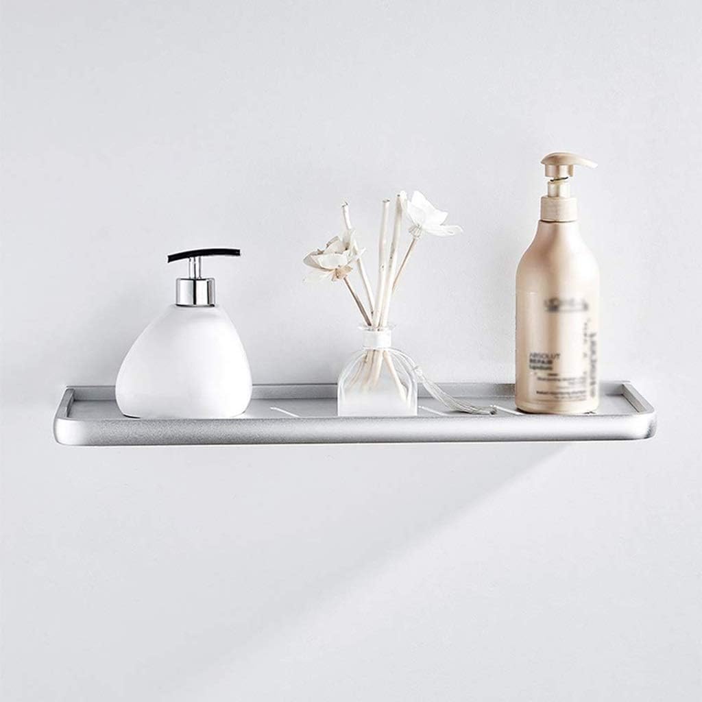 Bathroom Shelf Wall Mounted Organizer Shelf Rectangular Rust Proof Space Aluminum