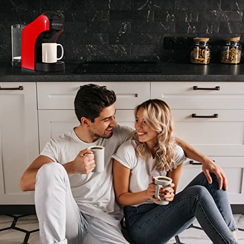 Mixpresso Dolce Gusto Machine, Latte Machine - Red & Black Cappuccino Machine Compatible With Nescafe Dolce Gusto #TOP6