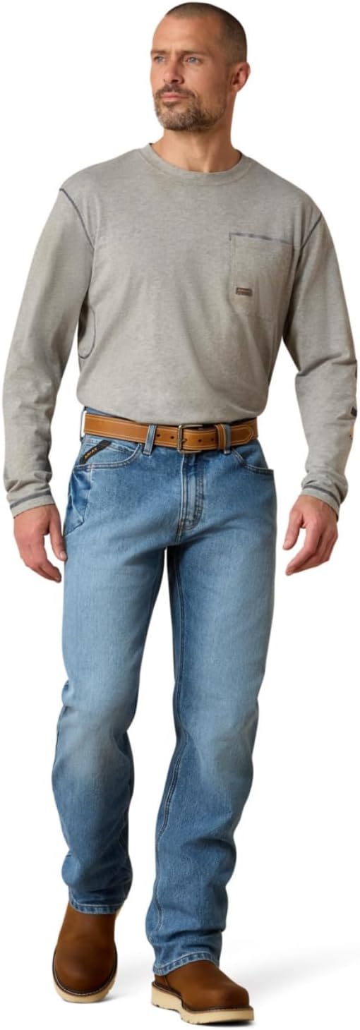 Rebar M4 Relaxed DuraStretch Basic Boot Cut Jean - Image 3