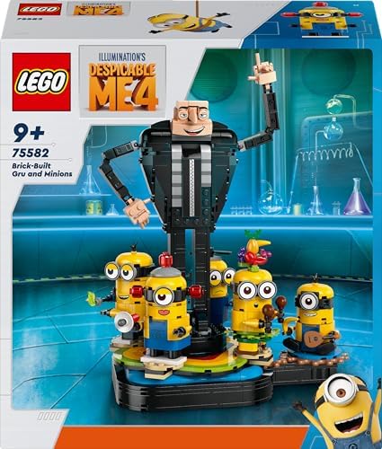 LEGO Despicable Me 4 Yapım Parçalarından Gru ve Minyonlar 75582 9 Yaş ve Üzeri Çocuklar İçin Yaratıcı Oyuncak Model Yapım Seti (839 Parça) - Görsel 3