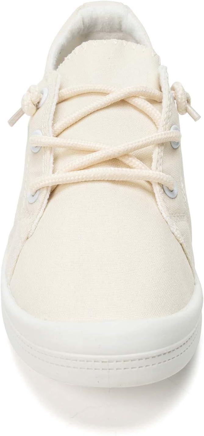 FUNKYMONKEY Shoes for Women, Comfort Low Top Canvas Slip On Sneakers Classic Casual Walking Shoes - Image 7