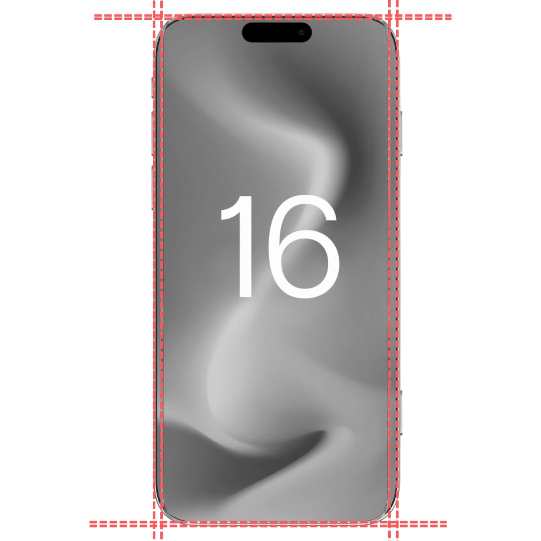 PHONILLICO Etui do iPhone'a 16 i 2 szkła hartowanego, ochrona ekranu i 2 osłony aparatu, zintegrowane koło magnetyczne