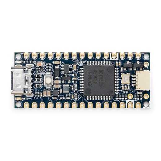 Arduino Nano R4 [ABX00142] - Scheda microcontrollore compatta Renesas RA4M1, Pre-saldata per breadboard, connettore Qwiic, LED RGB programmabile, Compatibile IDE