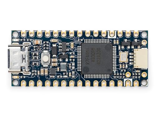 Arduino Nano R4 [ABX00142] - Cabezales no montados (Pines Sueltos incluidos), Placa microcontrolador compacta Renesas RA4M1, Conector Qwiic, LED RGB programable, Compatible con Arduino IDE