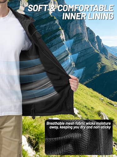 Image of SWISSWELL Mens Rain Jacket & Coats Packable Lightweight Waterproof Rain Shell Hooded for Golf Travel Hiking