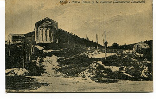 1934 Eboli Antica Chiesa di S.Giovanni Guller Salerno Frosinone FP B/N VG ANIM Cartolina Postale
