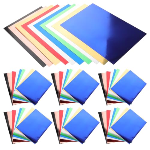 Papier cartonné miroir COHEALI pour DIY enfant loisirs créatifs et scrapbooking x60