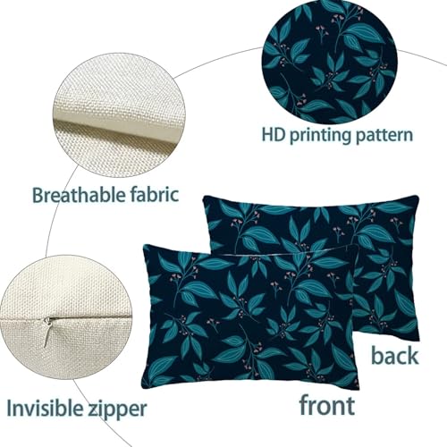 Funda cojín sofá de hojas para decorar el dormitorio este autumn 5