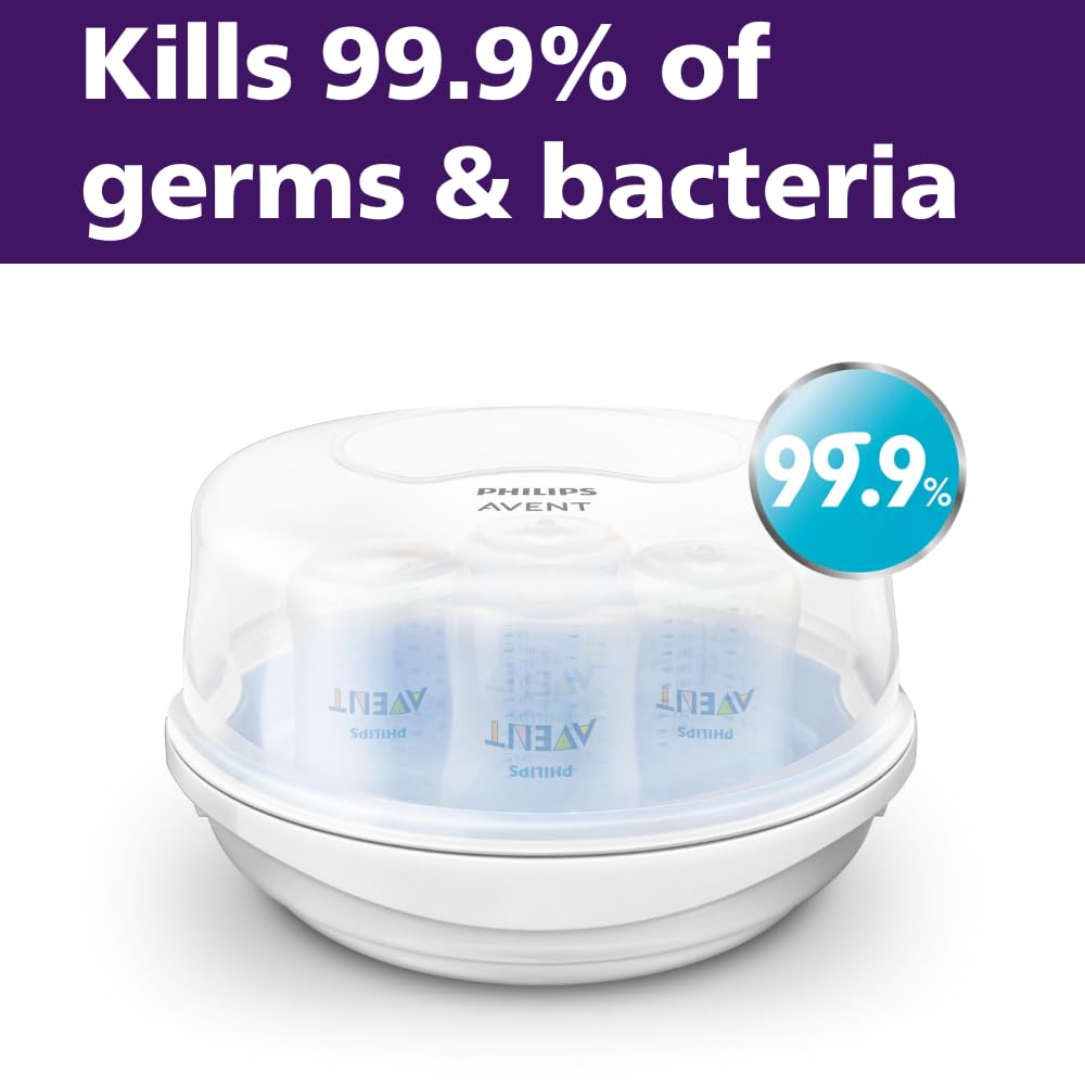 Philips Avent Stérilisateur micro-ondes à vapeur (modele SCF281/02)