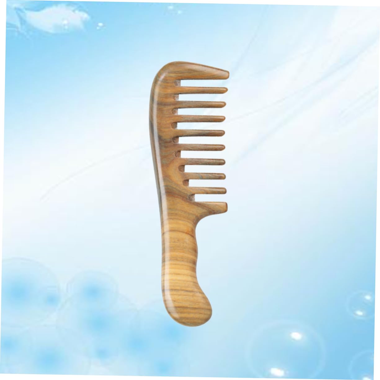 Didiseaon 2 Peines Sin Empalme Peines De Anchos De Madera Natural s Decorativos Para Cortar El Cabello De Masaje Dentado De Madera De Sándalo Para Novia