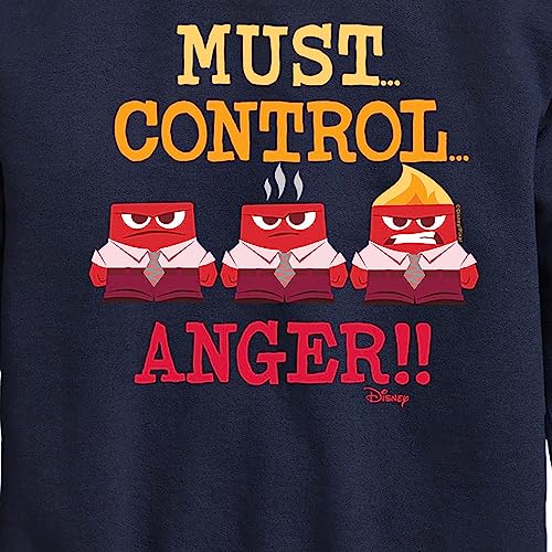 Disney Inside Out - Must Control Anger - Toddler and Youth Crewneck Fleece Sweatshirt3