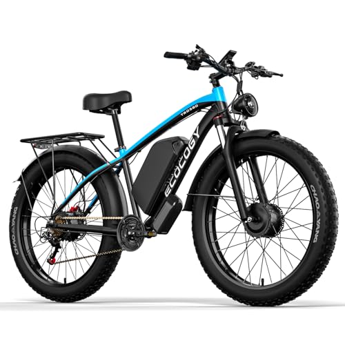 GAMVIRE (C5PRO-Blue) Dual Motor Electric Bike for Adults, 51.1 V,