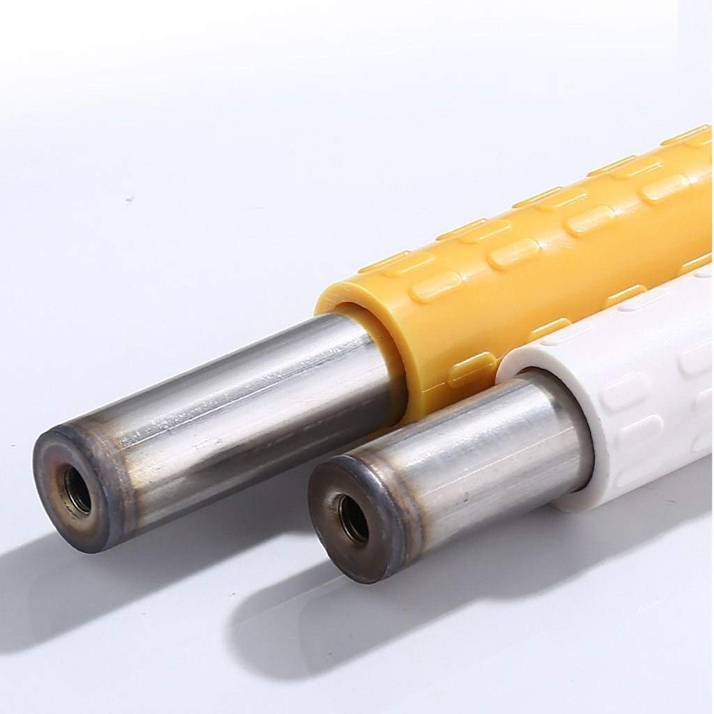 Uchwyt łazienkowy 43 cm, antypoślizgowy uchwyt ze stali nierdzewnej, dla seniorów, uchwyt zapobiegający upadkom, biało-żółty