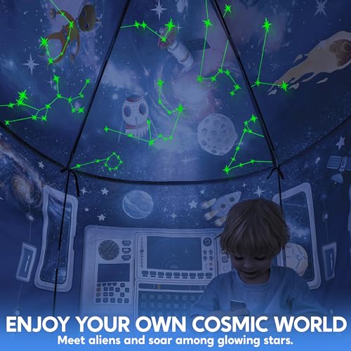 Image of Joyin Space Design Play Tent for Kids - Imaginative Play Tent with Interactive Space Game Motif