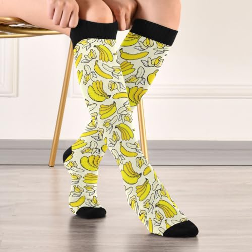 Image of Fisyme Socks for Women Men Warm Comfort Athletic Crew Running Hiking Cycling Compression Socks