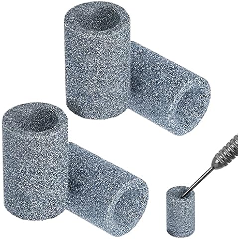 KOUHA Darts Sharpener Round Darts Sharpener Set of 4 Dart Whetstone Dart Accessories Grinding Stone Cover