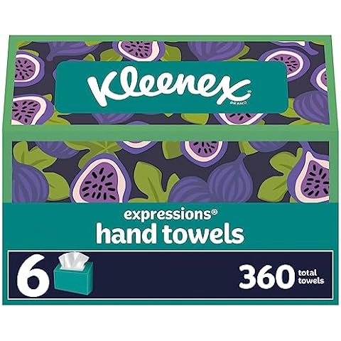 Kleenex Expressions Disposable Paper Hand Towels Cover