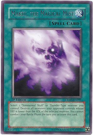 Yu-Gi-Oh - Makiu la niebla mágica CRMS-EN091 - Crisis carmesí - 1 edición - Rara