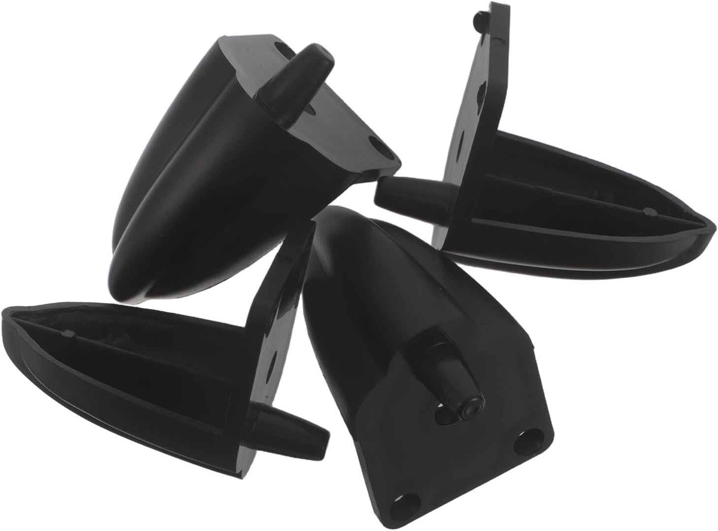 4pcs Abs Speaker Isolation Spikes with Anti-Vibration Pads Enhance Sound Quality and Stability for Home Audio Systems