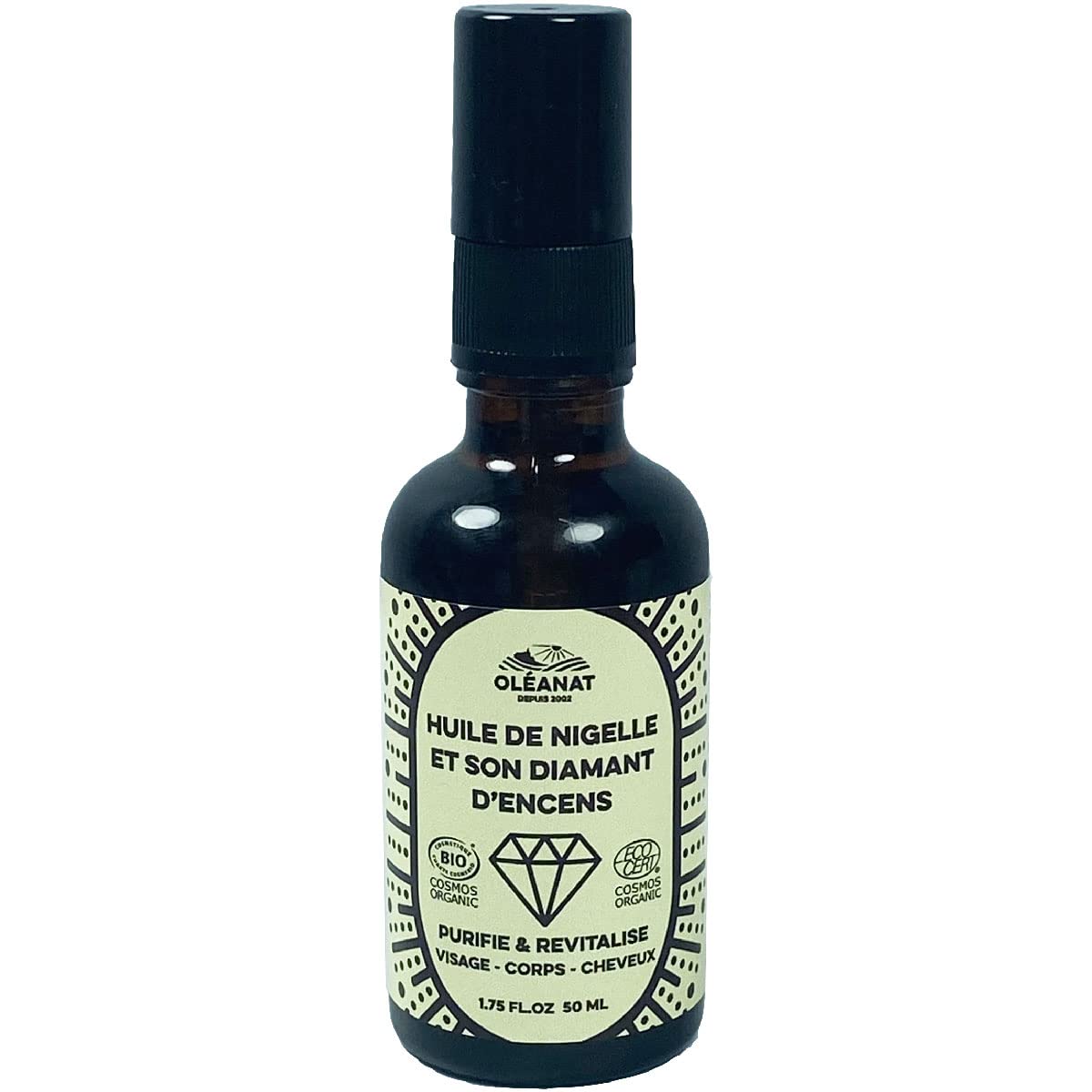 Oleanat Black Seed (Nigella) Body & Hair Oil 50ml - Organic - Cruelty Free