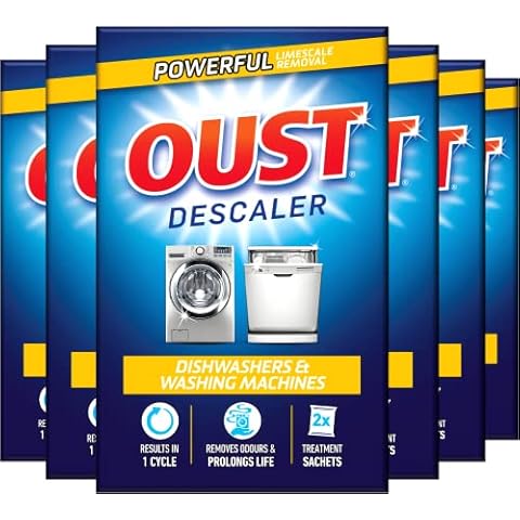 Oust Dishwasher & Washing Machine Descaler, Pack of 6 Cover