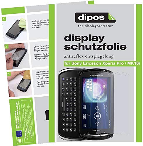 dipos I 2x Protection ecrán Mat compatible avec Sony Ericsson Xperia Pro / MK16i Films de...