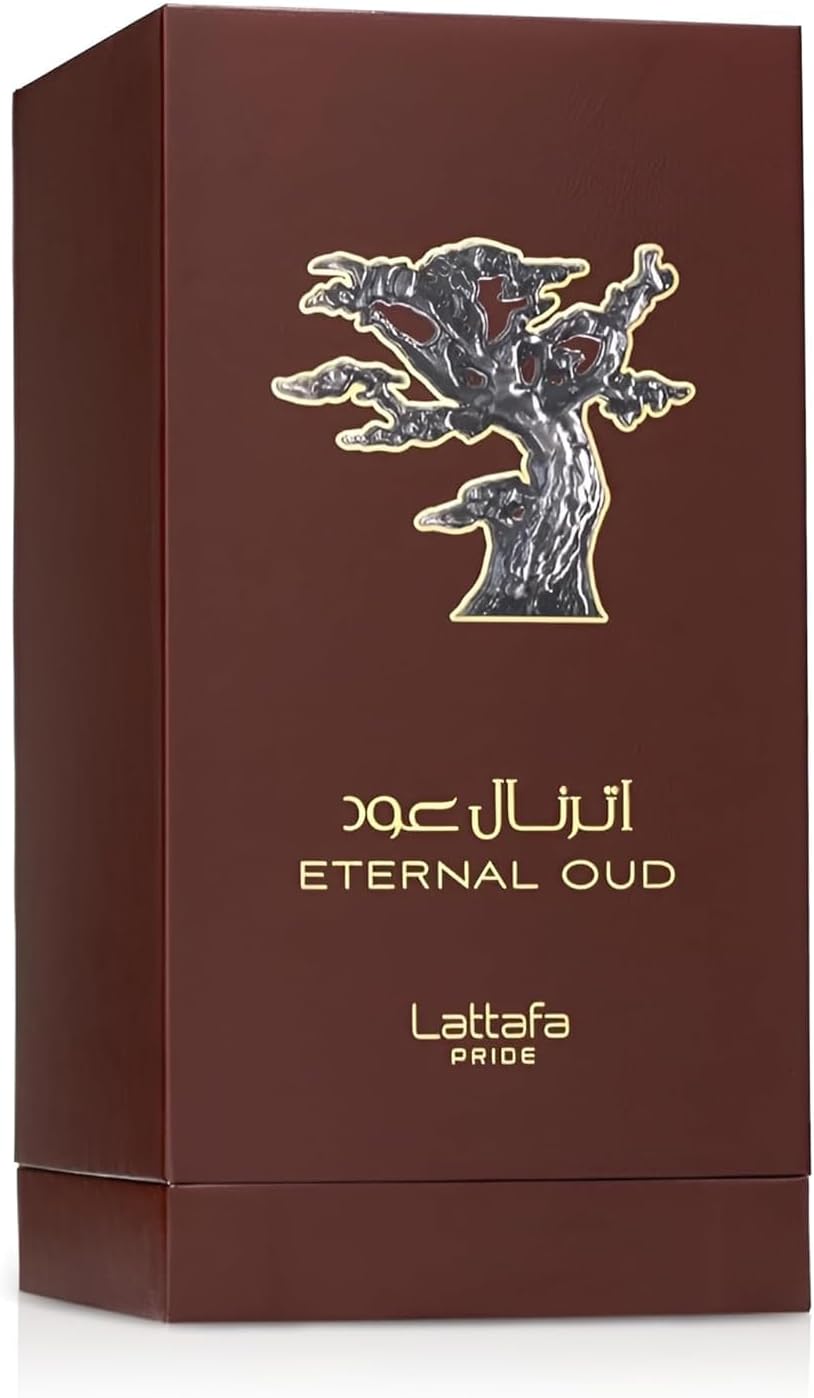 Lattafa Pride Eternal Oud for Unisex Eau de Parfum Spray, 3.4 Ounce