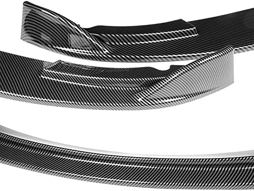 Miniatura 5 de Kit de 3 piezas de parachoques delantero compatible con BMW E90 E92 E93 M3 2008-2013, alerón de protección divisor estilo STP, difusor de aire y