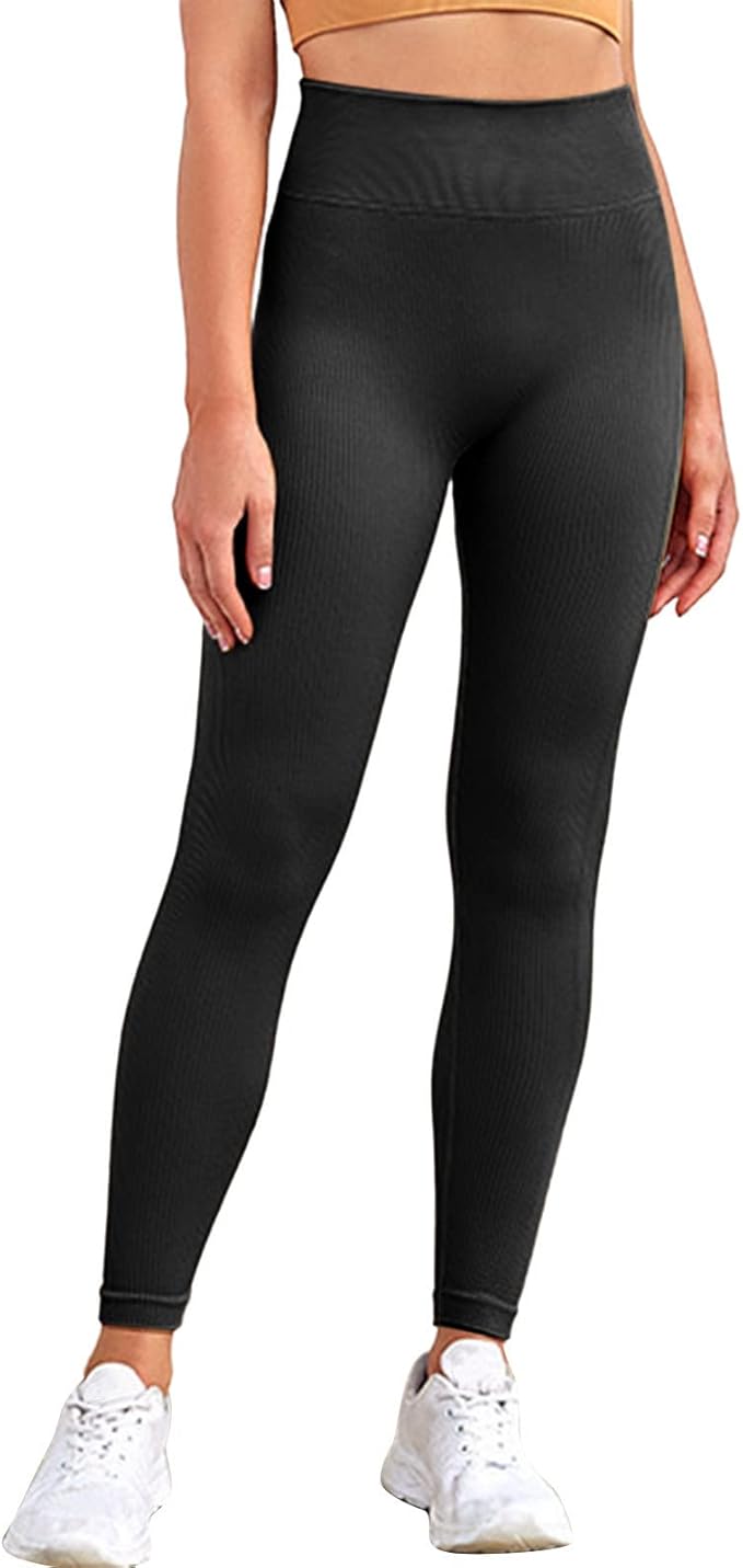 Pantaloni Donna Vita Alta - Gamba Larga Per Lavoro, Yoga, Golf, Tessuto Elasticizzato