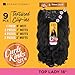 Sensationnel Curls kinksandco clip in - top lady 18 inch easy to use clips for natural 3c to 4c hair textures (1B OFFBLACK)