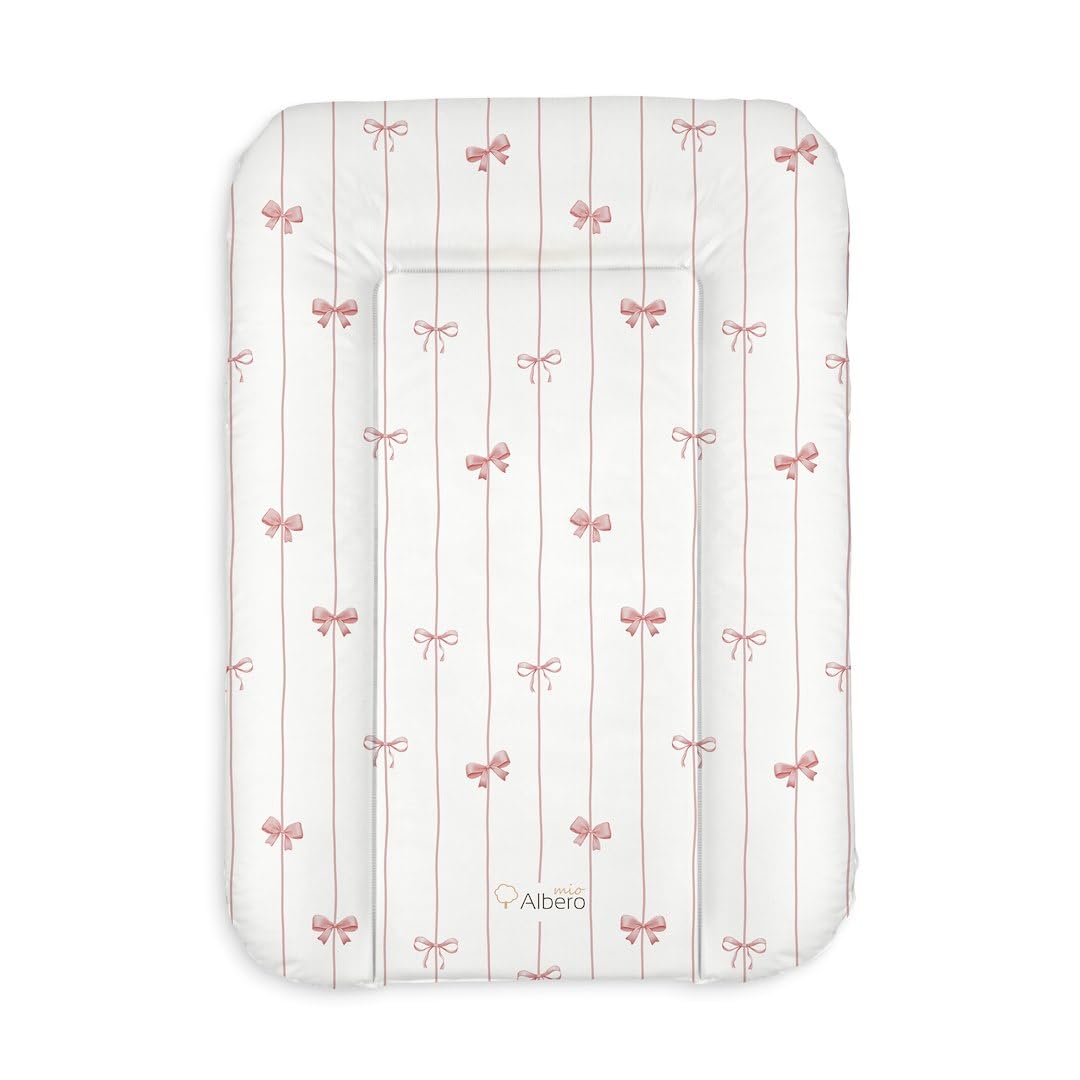Cotton Color Cambiador blando para comoda 70x50 Powder bows