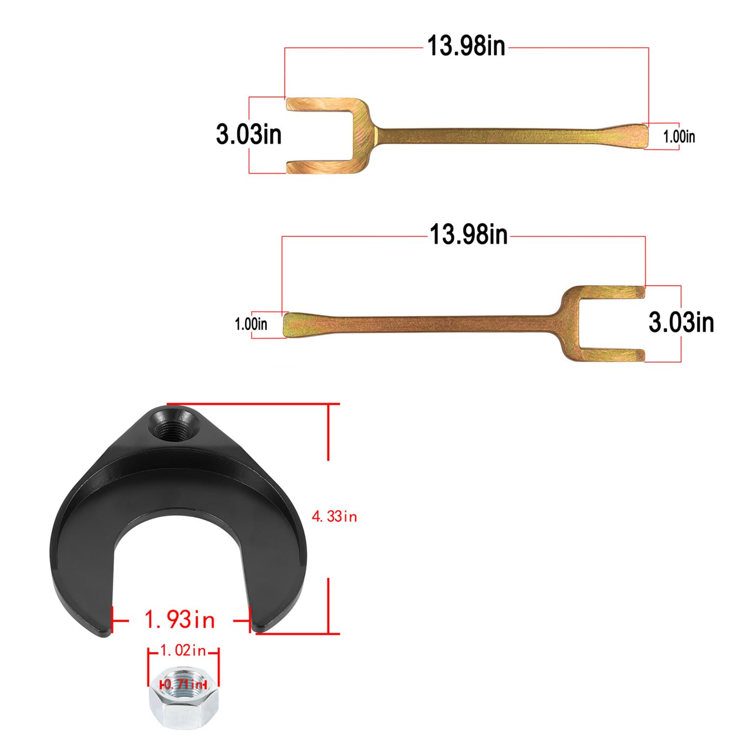 Kit De Reparación Para Eje Delantero De Cortacésped Victa - Incluye Clips Rectos, Marca Push Mower Repair