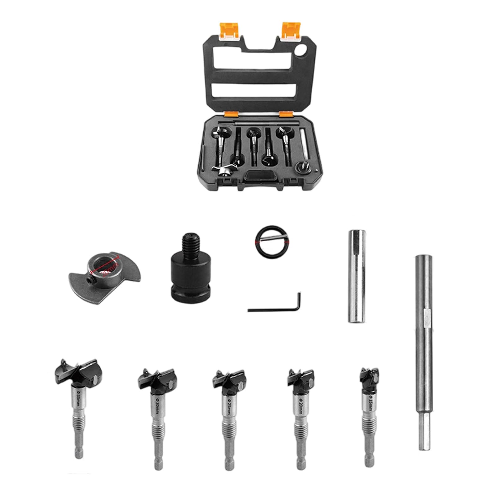 Bit Perforazione Lavorazione Del Legno Qualità Superiore Con Guida Posizionamento Chiave Ideale Per Mobili Armadio Making Hole Cutter