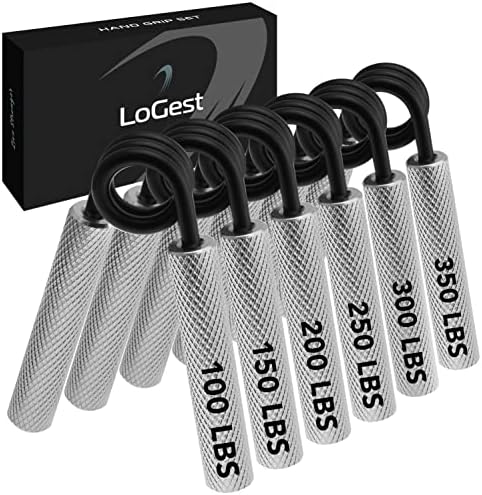 exercise equipment – Logest Metal Hand Grip Set, 100LB-350LB