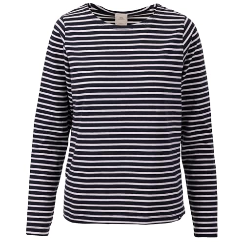 Haut décontracté Trespass Karen anti-froissement taille 20 rayures cerise femme