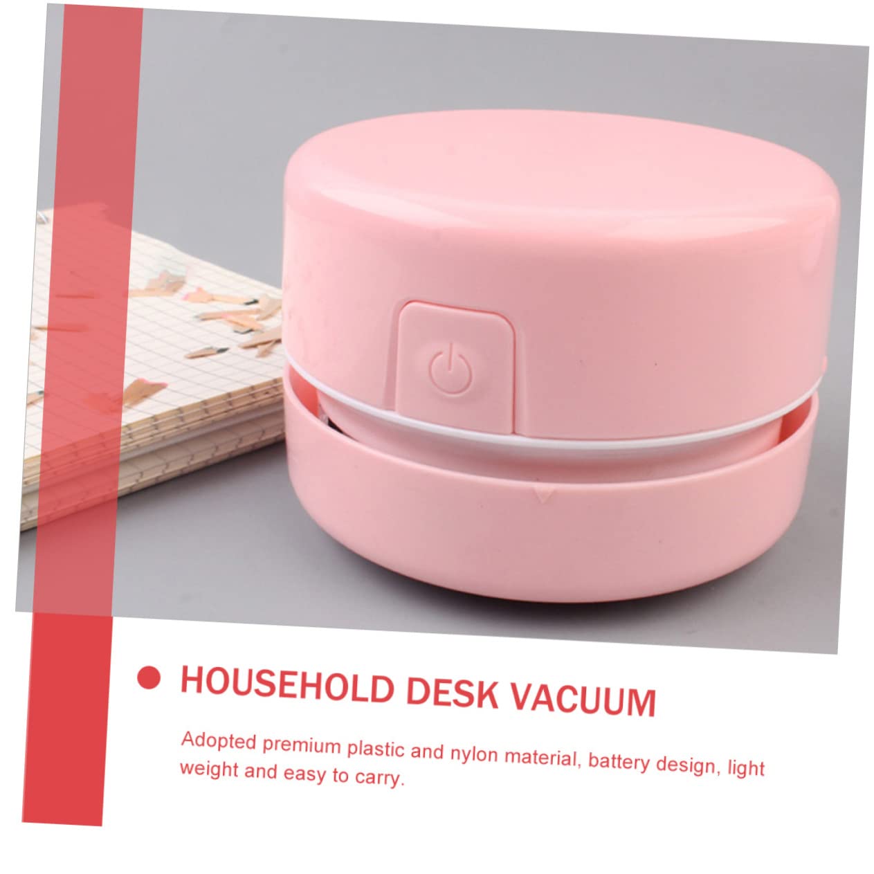 COHEALI Multi Function Portable Handheld Vacuum Cleaner Compact Desktop Collector for Convenient Accessory for Easy Cleaning of Dust Crumbs and Shavings