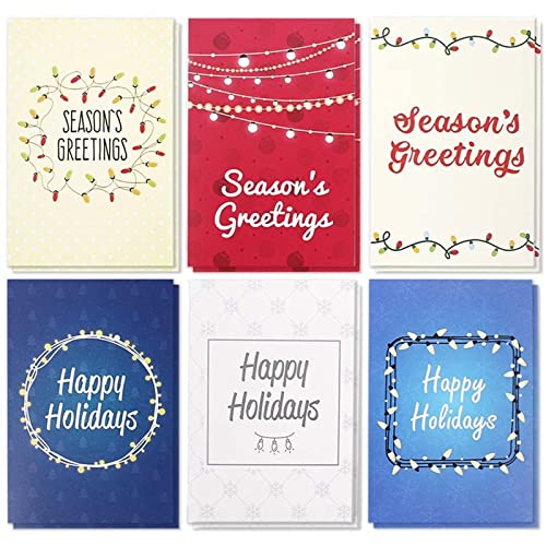 Sustainable Greetings Blank Cards with Envelopes - Blank Envelope & Ample Writing Space - 4 x 6 in, Pack of 36, 6 Designs