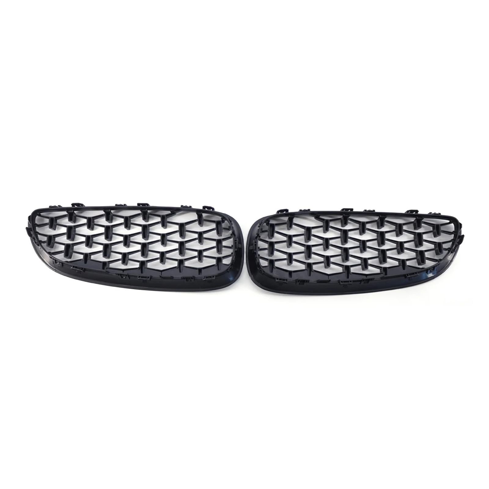 Double grille de calandre noire brillante look diamant pour BMW E89 Z4 - 5