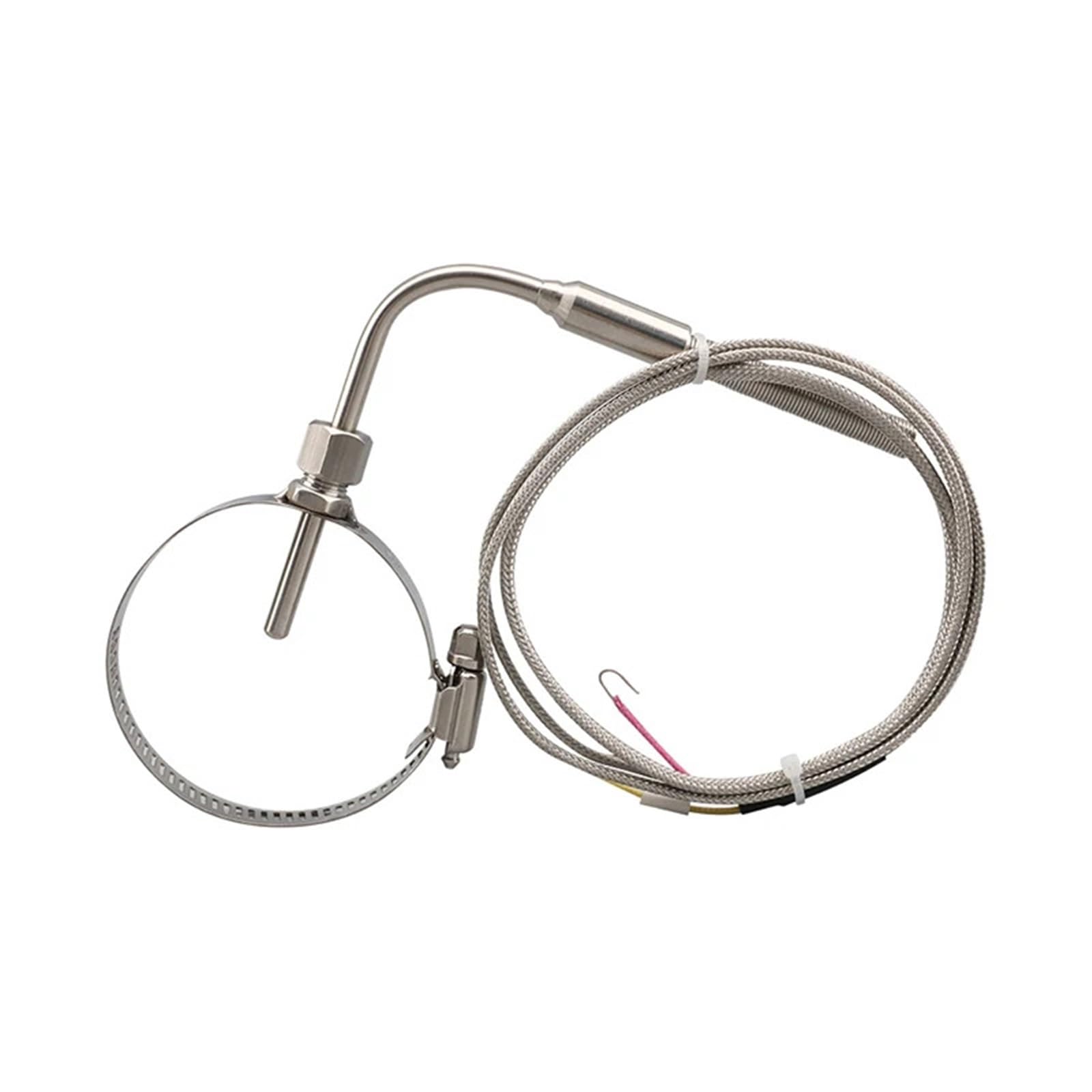 Sensor termopar de acero inoxidable con orificio ajustable y resistencia de 1250 °C 7