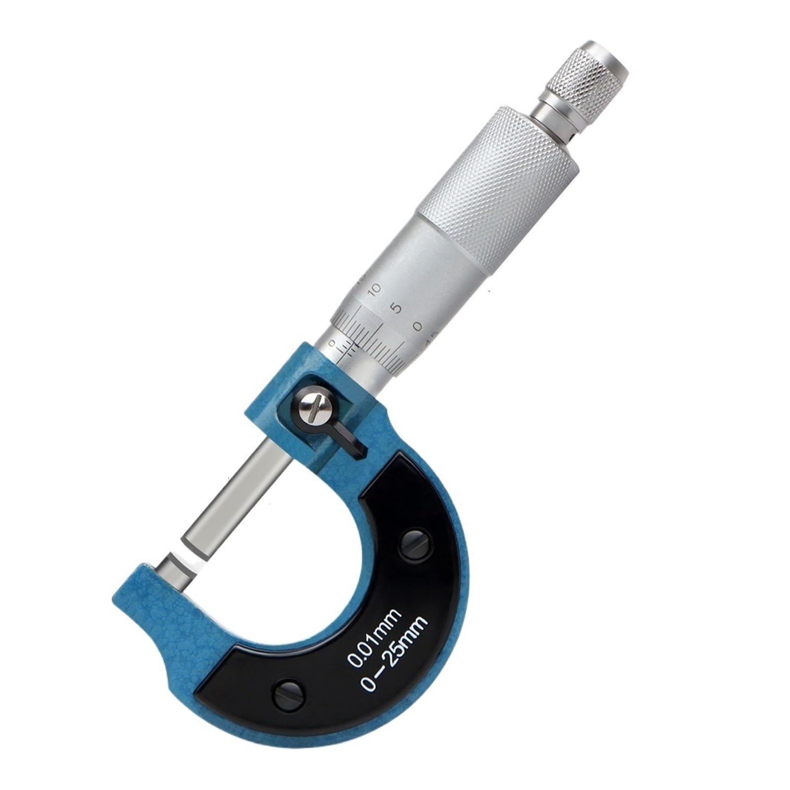 Mikrometr do średnicy zewnętrznej 0-25 mm, mechaniczny przyrząd do pomiaru mikrometru, precyzyjny przyrząd 0,01 mm
