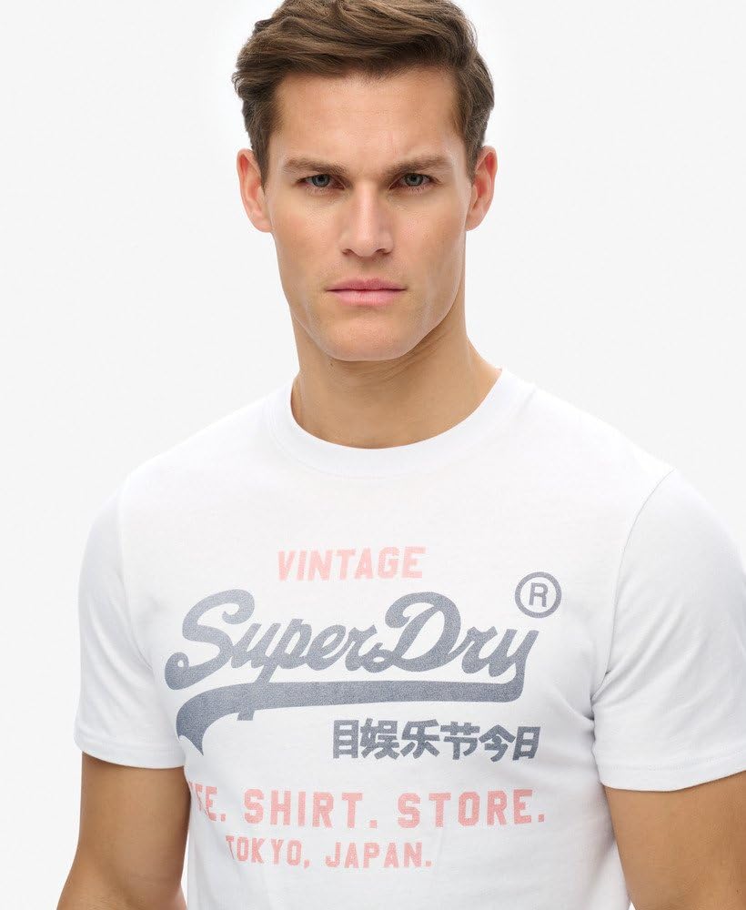 Superdry Męska koszulka z logo Heritage w stylu vintage