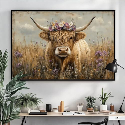 Peinture diamant adulte renard 5D, un kit complet haut de gamme pour décoration murale 50x70