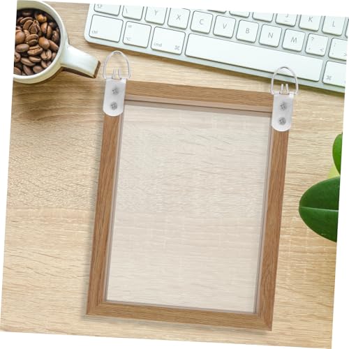 Image of 12pcs Heavy Duty D- Hooks for Picture Hanging Picture Frame Hardware with Screws Sturdy Wall Attachment for Artwork and Frames Easy Installation