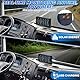 KAOLALI Reifendruckkontrollsystem für Anhänger, RV-Reifendruckkontrollsystem mit 10 Sensoren, 6 Alarmmodi, 7-Zoll-Farbdisplay, mit Signalverstärker TPMS für Wohnmobile, Anhänger, LKW (0-188PSI)