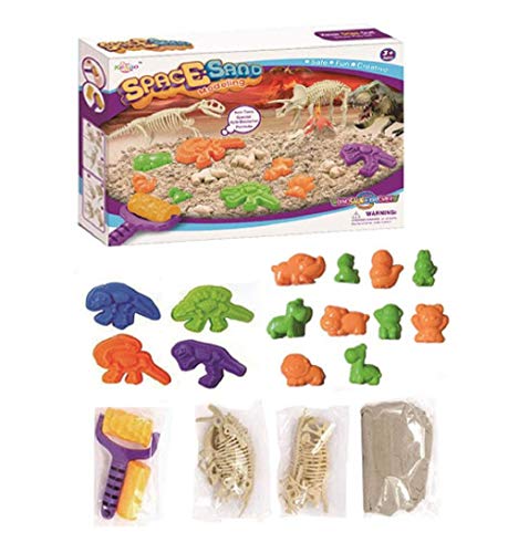 COSMOLINO Kinética, Caja de Arena cinética con Dinosaurios